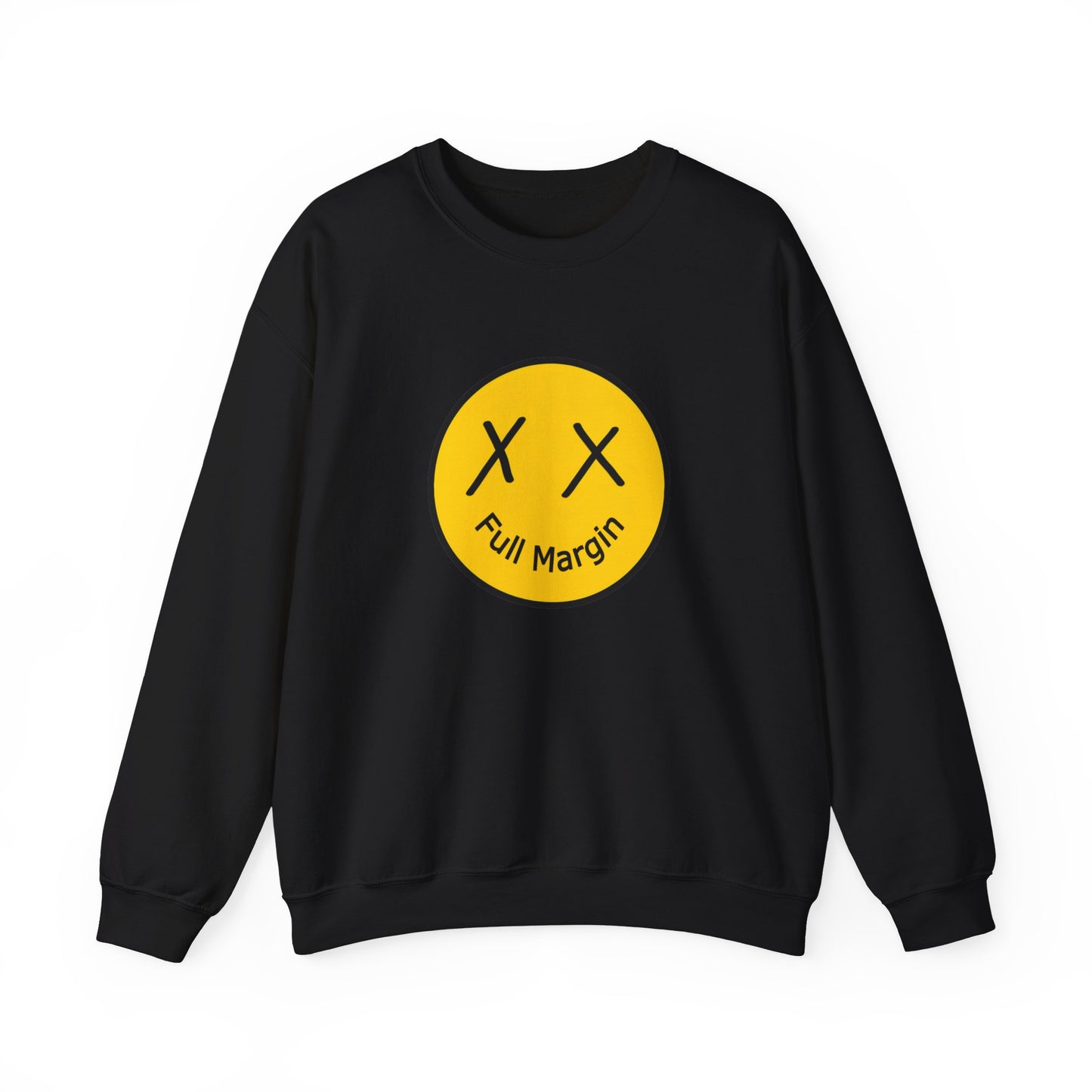 Full Margin Smiley Unisex Heavy Blend™ Crewneck Sweatshirt